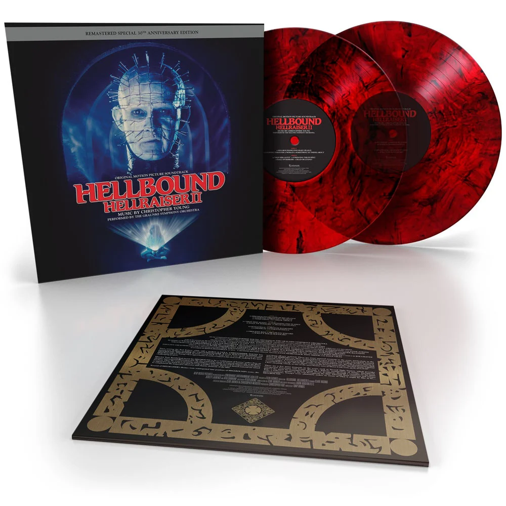 Hellbound: Hellraiser II 30th Anniversary Edition - 'Red/Black Bloodshed' Vinyl - Christopher Young - Image 2